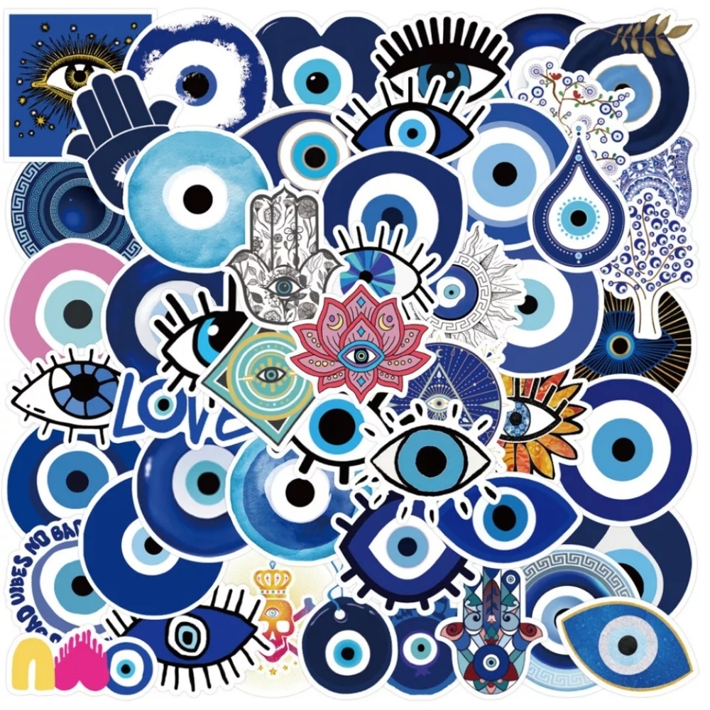 Evil eye stickers